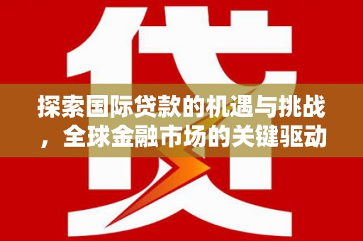 双台子探索国际贷款的机遇与挑战，全球金融市场的关键驱动力