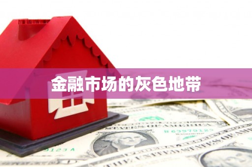 济阳金融市场的灰色地带